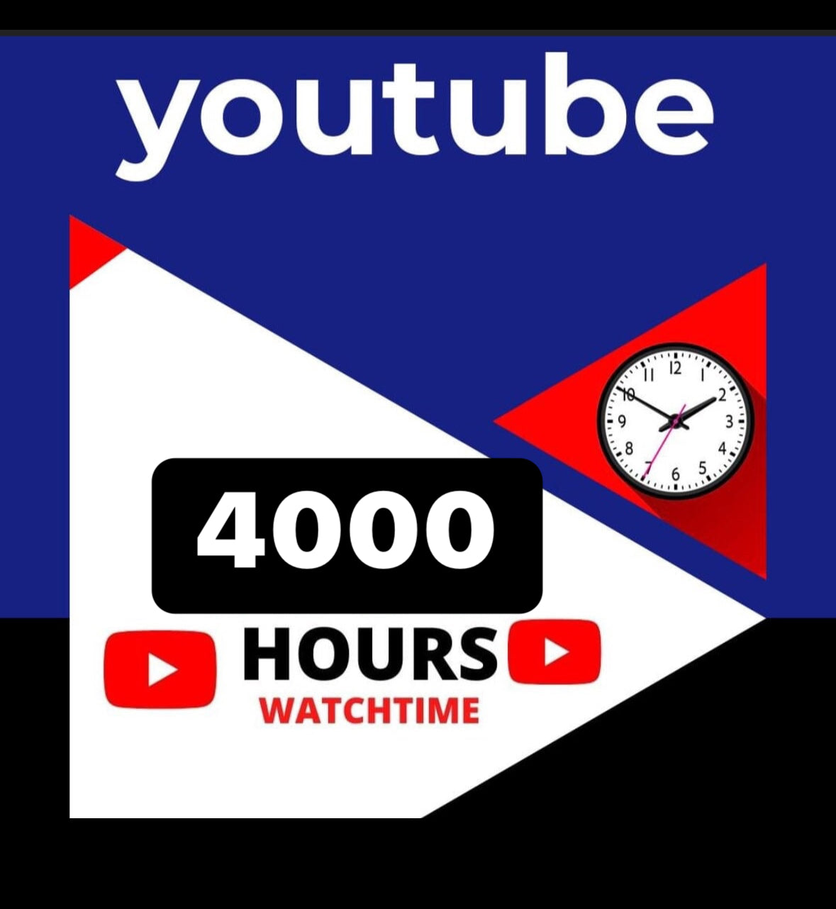 4k real YouTube watch hours
